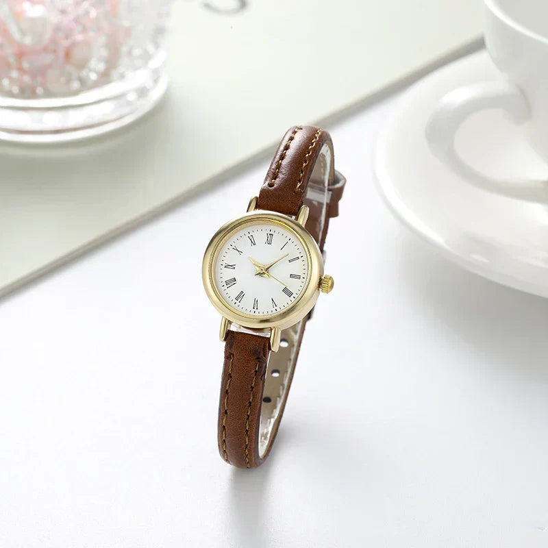 Billie Elegant Gold Women’s Watch with Roman Numeral Dial