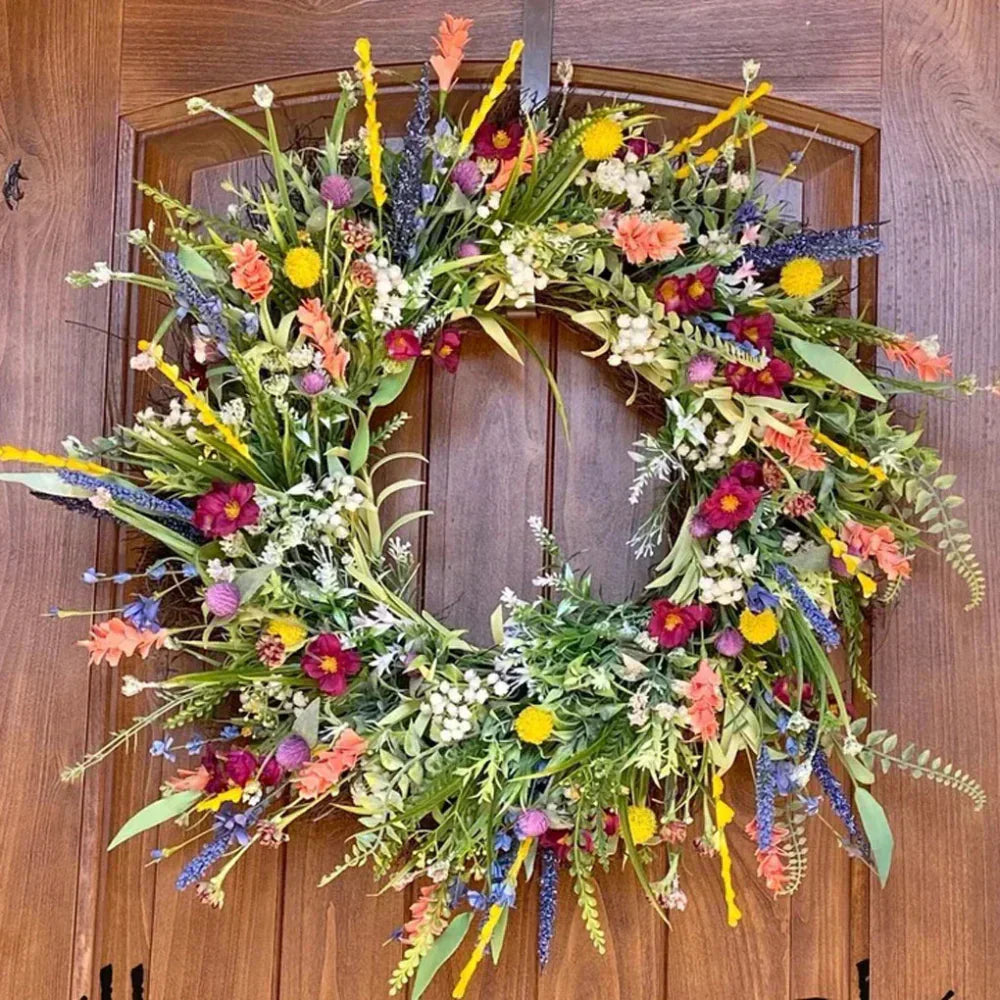 Bloomora Handcrafted Floral Door Wreath