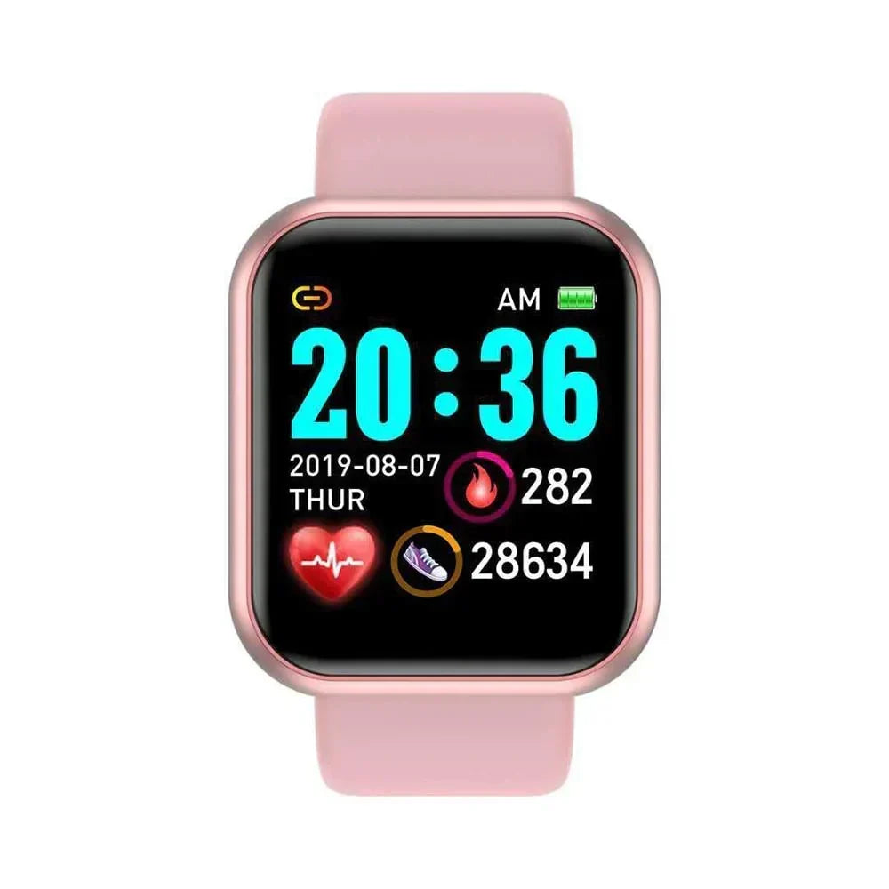 Bluetooth Fitness Smartwatch with Heart Rate and Activity Tracking
