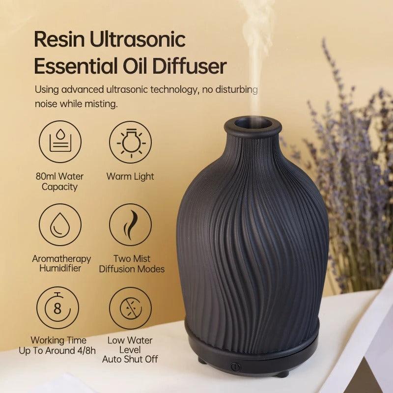 BohoBreeze Ultrasonic Aroma Diffuser and Air Humidifier Vase Design