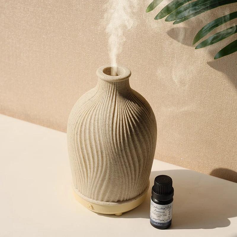 BohoBreeze Ultrasonic Aroma Diffuser and Air Humidifier Vase Design