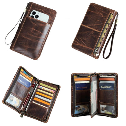 Bonny Luxury Leather Passport Holder RFID Blocking Travel Wallet