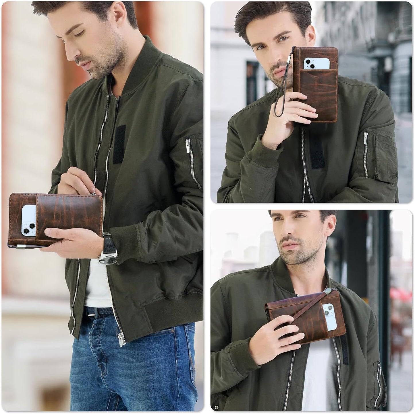 Bonny Luxury Leather Passport Holder RFID Blocking Travel Wallet