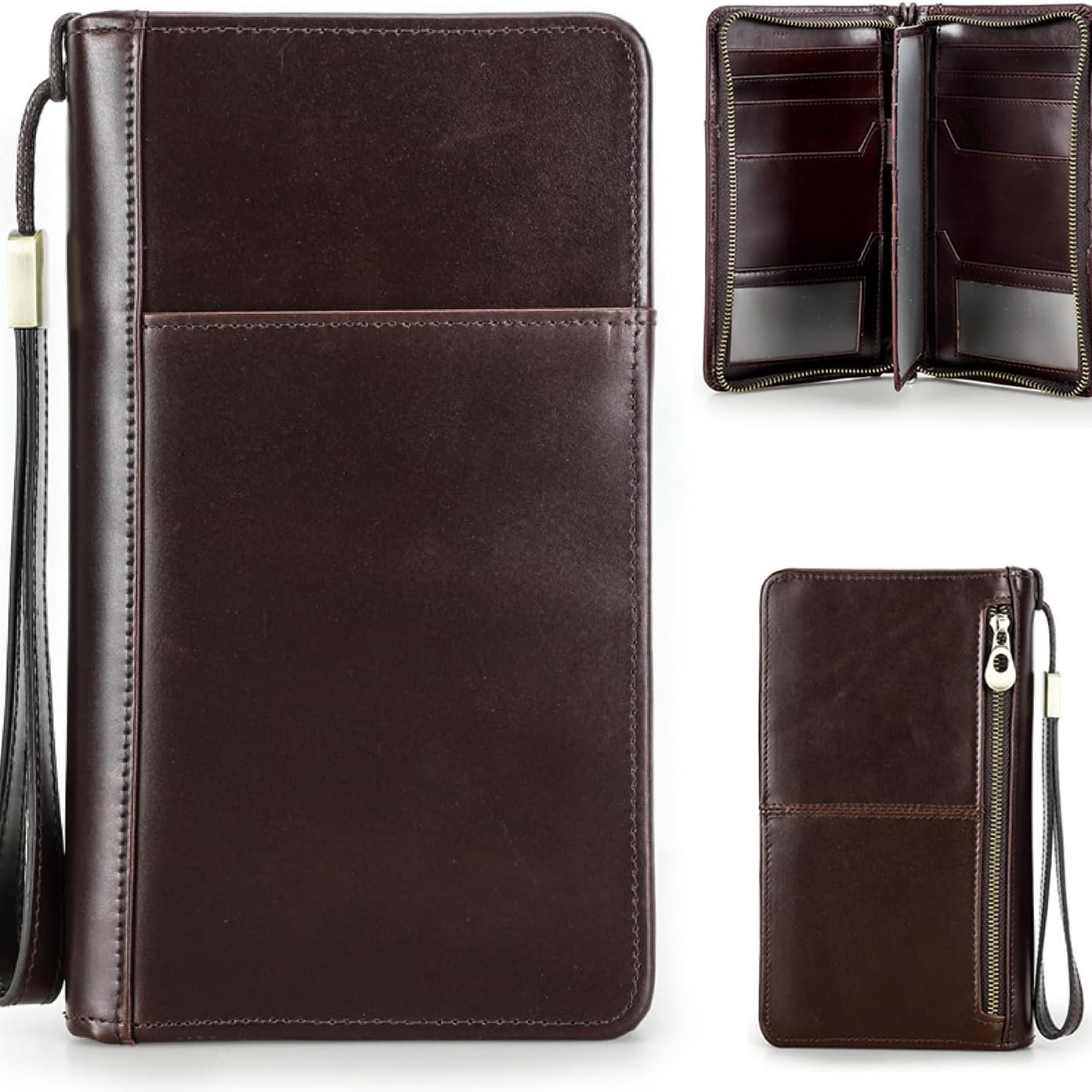 Bonny Luxury Leather Passport Holder RFID Blocking Travel Wallet