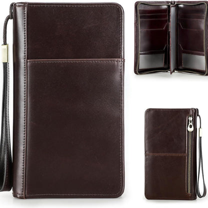 Bonny Luxury Leather Passport Holder RFID Blocking Travel Wallet