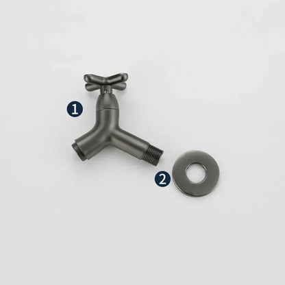 BrassFlow Solid Brass Wall Mounted Cold Water Tap