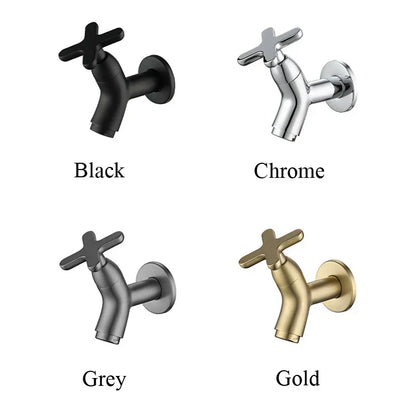 BrassFlow Solid Brass Wall Mounted Cold Water Tap