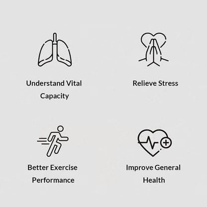 BreathBoost Smart Breathing Trainer Lung Strength and Endurance Device