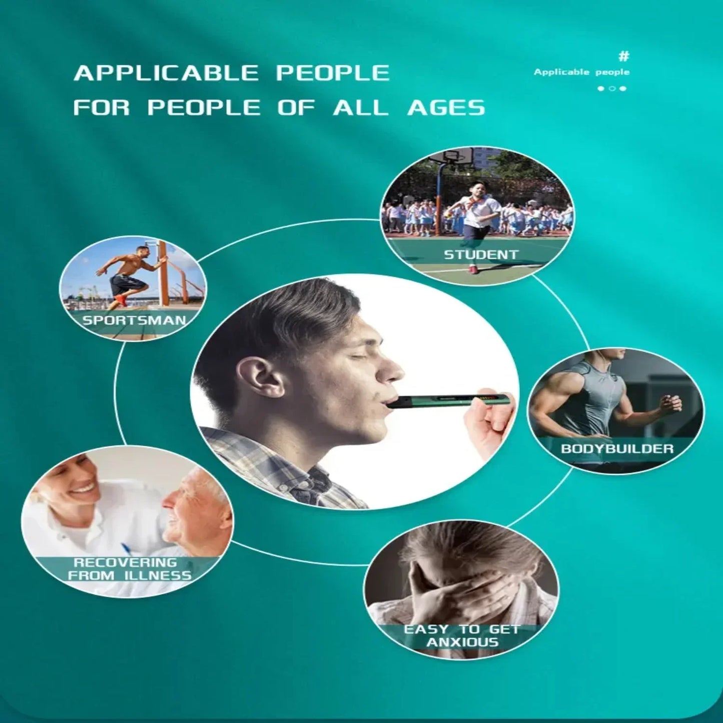BreathBoost Smart Breathing Trainer Lung Strength and Endurance Device