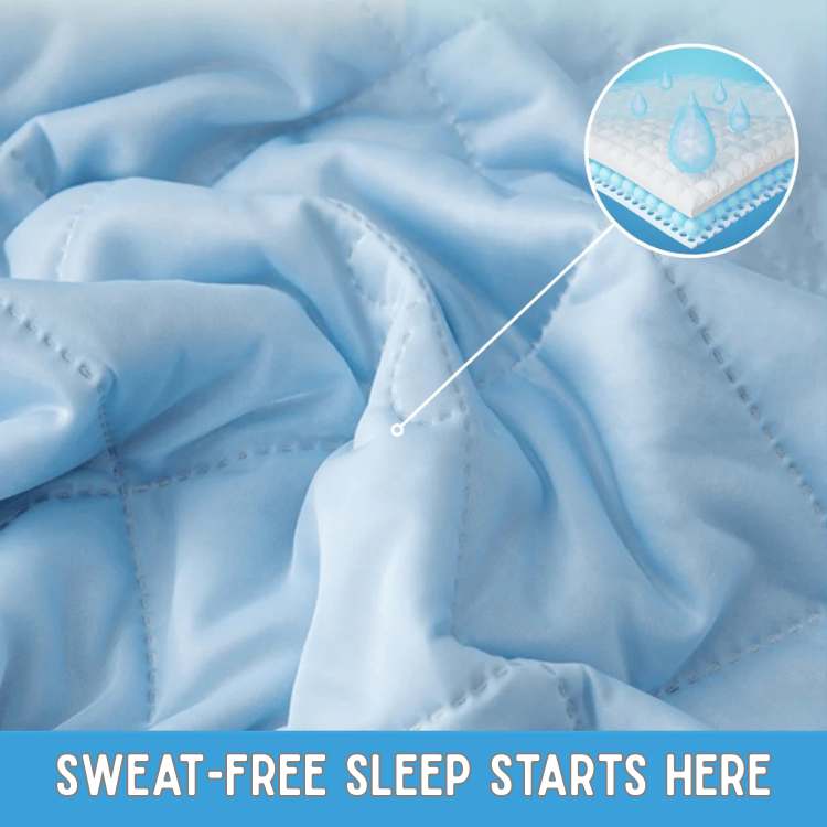 Breathable Cooling Blanket for Warm Summer Nights