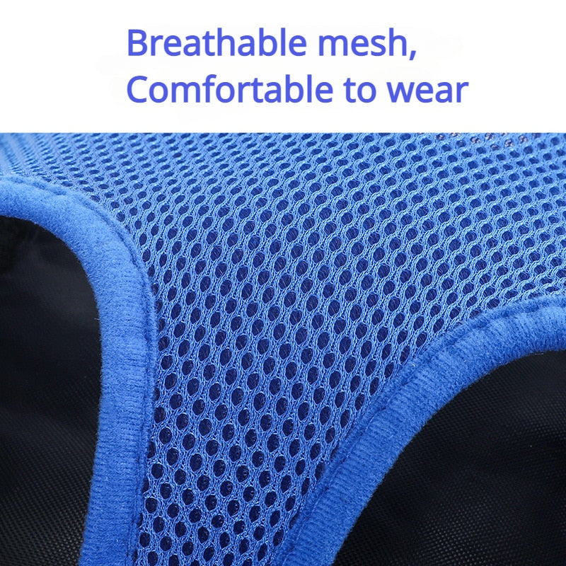 Breathable Mesh Pet Carrier Backpack with Zipper Closure