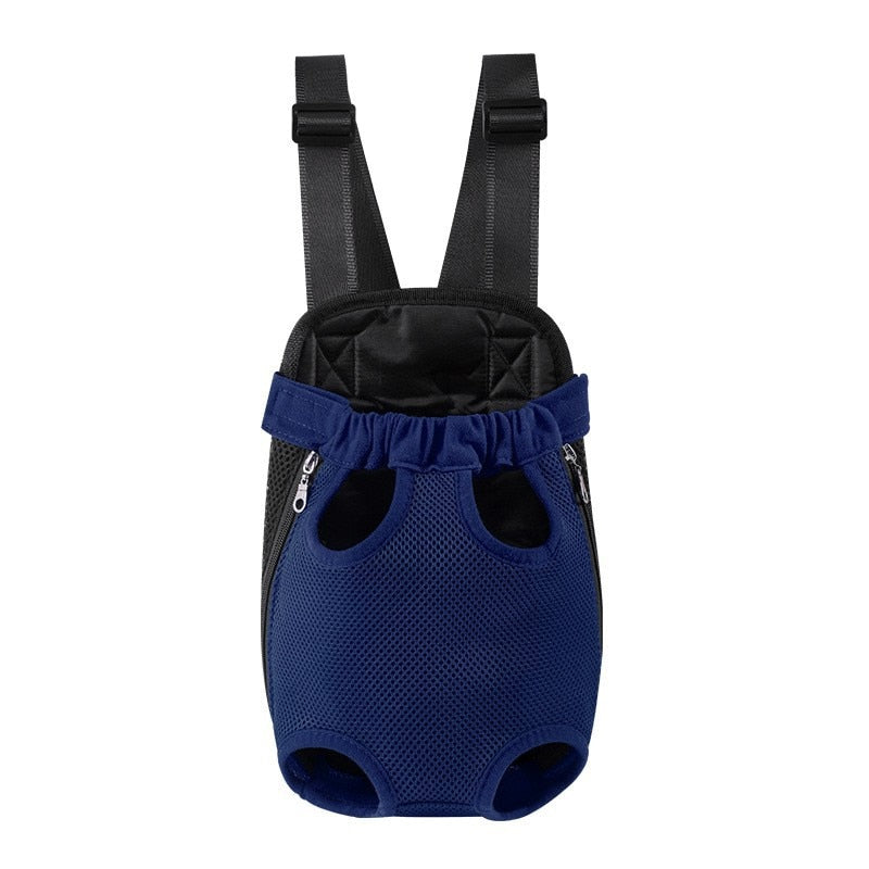Breathable Mesh Pet Carrier Backpack with Zipper Closure