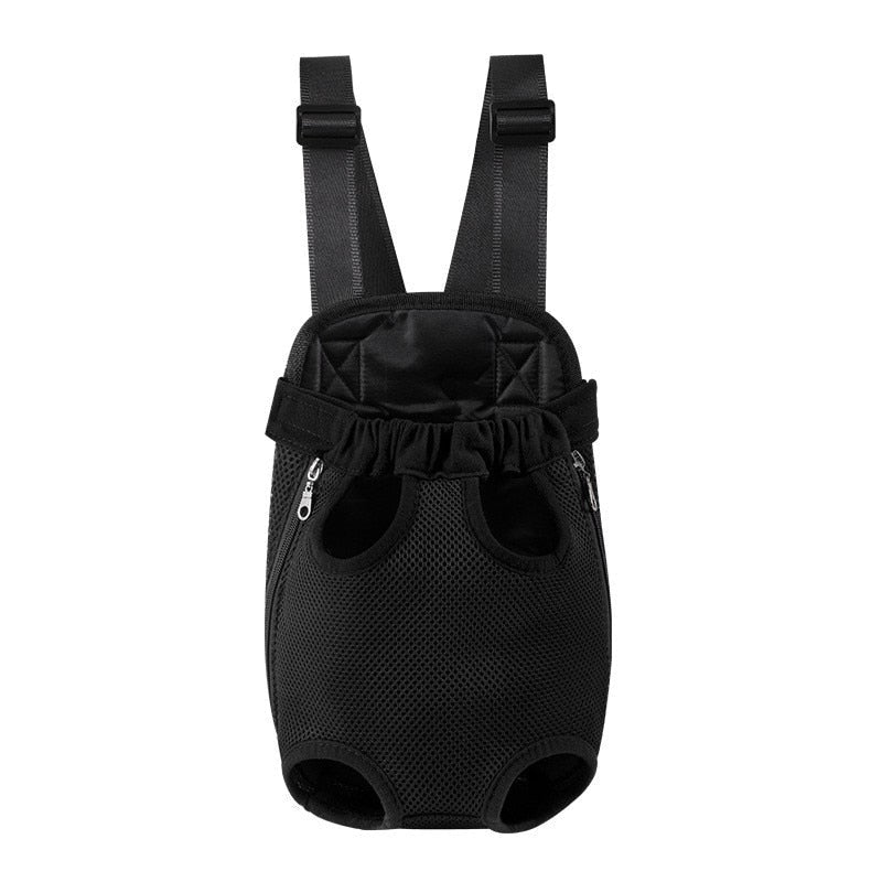 Breathable Mesh Pet Carrier Backpack with Zipper Closure