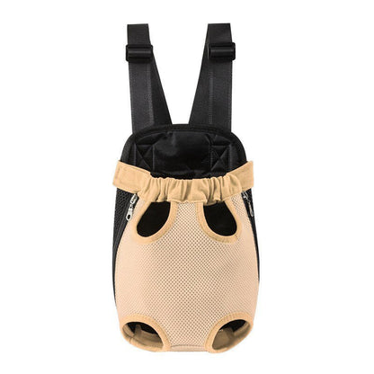 Breathable Mesh Pet Carrier Backpack with Zipper Closure