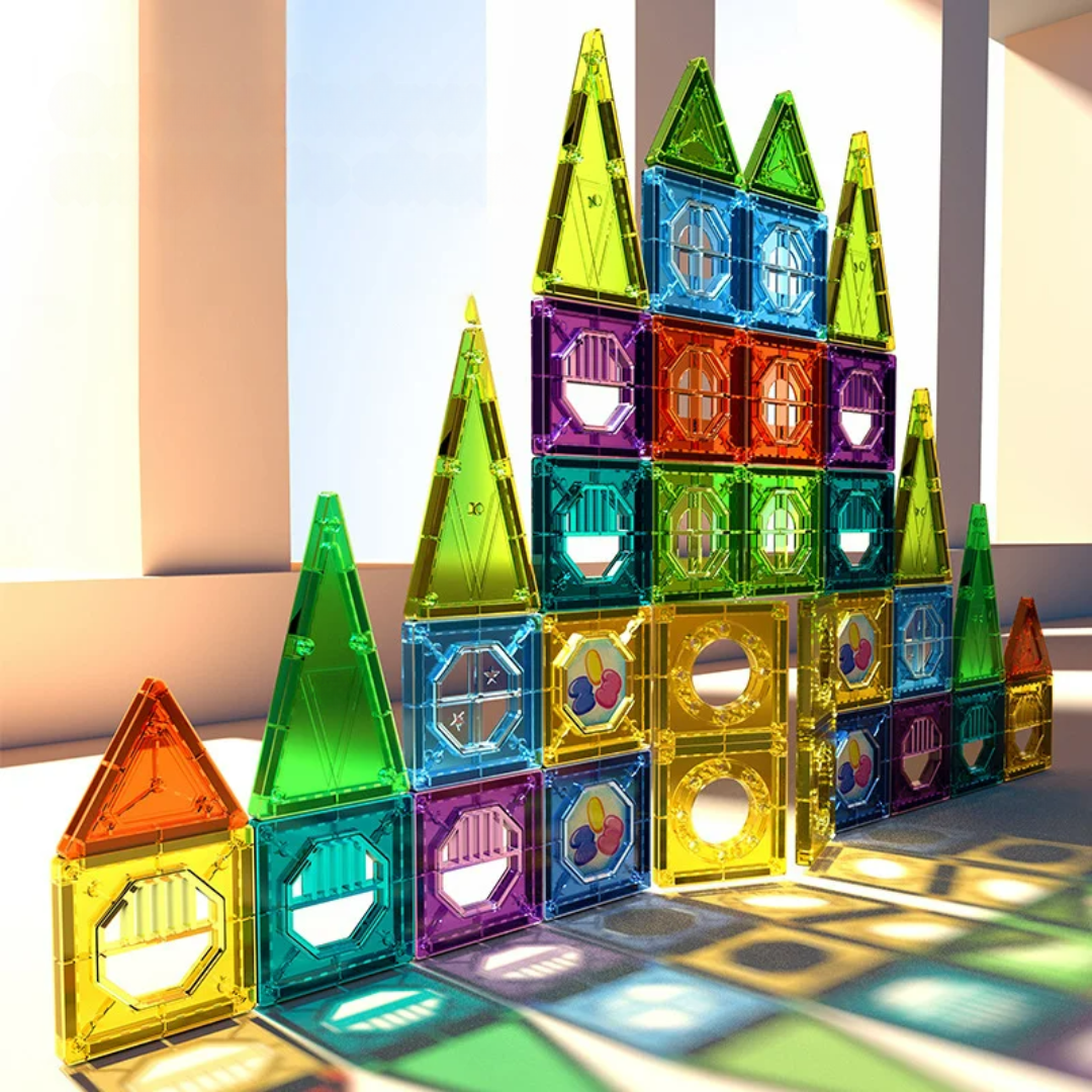 BrightTracks Magnetic Building Set with LED 69 Pieces