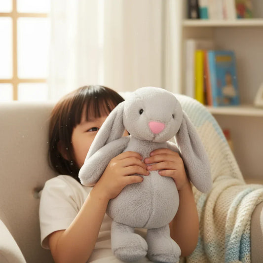 Ciondolo di peluche Bunnycat a forma di coniglio, accessorio portachiavi per borsa