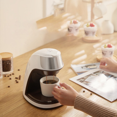 CaféNest Compact Automatic Coffee Maker with Ceramic Cup