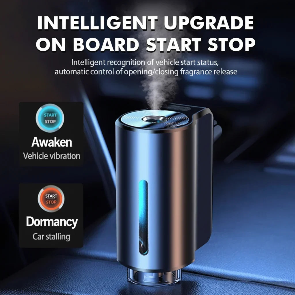 Auto-luchtverfrisser, aromatherapie-diffuser met etherische olie, ventilatieroosterclip, USB