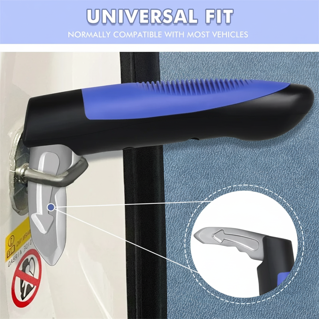 Car Emergency Safety Tool Window Breaker Door Assist Handle Vehicle Exit Aid