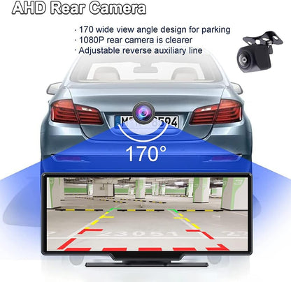 CarVision Pro Smart Car Display with CarPlay Android Auto and Dash Camera