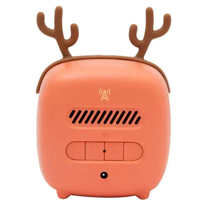Cartoon Rabbit Alarm Clock with LED Night Light and Digital Display