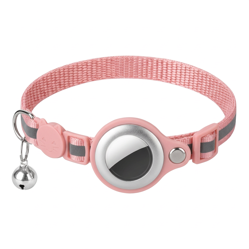 Cat GPS Tracking Collar with Live Location and App Alerts