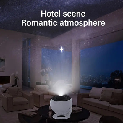 Celestial Dreams Galaxy Projector with 360° Full Room Coverage