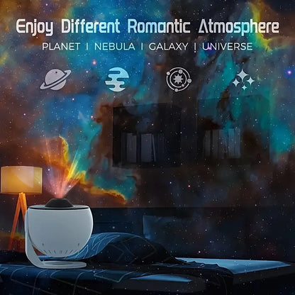 Celestial Dreams Galaxy Projector with 360° Full Room Coverage