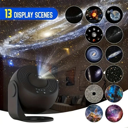 Celestial Dreams Galaxy Projector with 360° Full Room Coverage