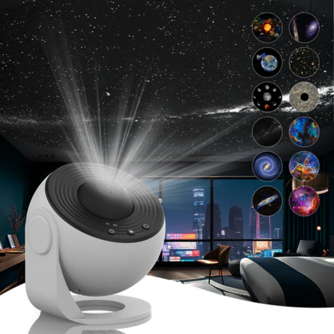 Celestial Dreams Galaxy Projector with 360° Full Room Coverage