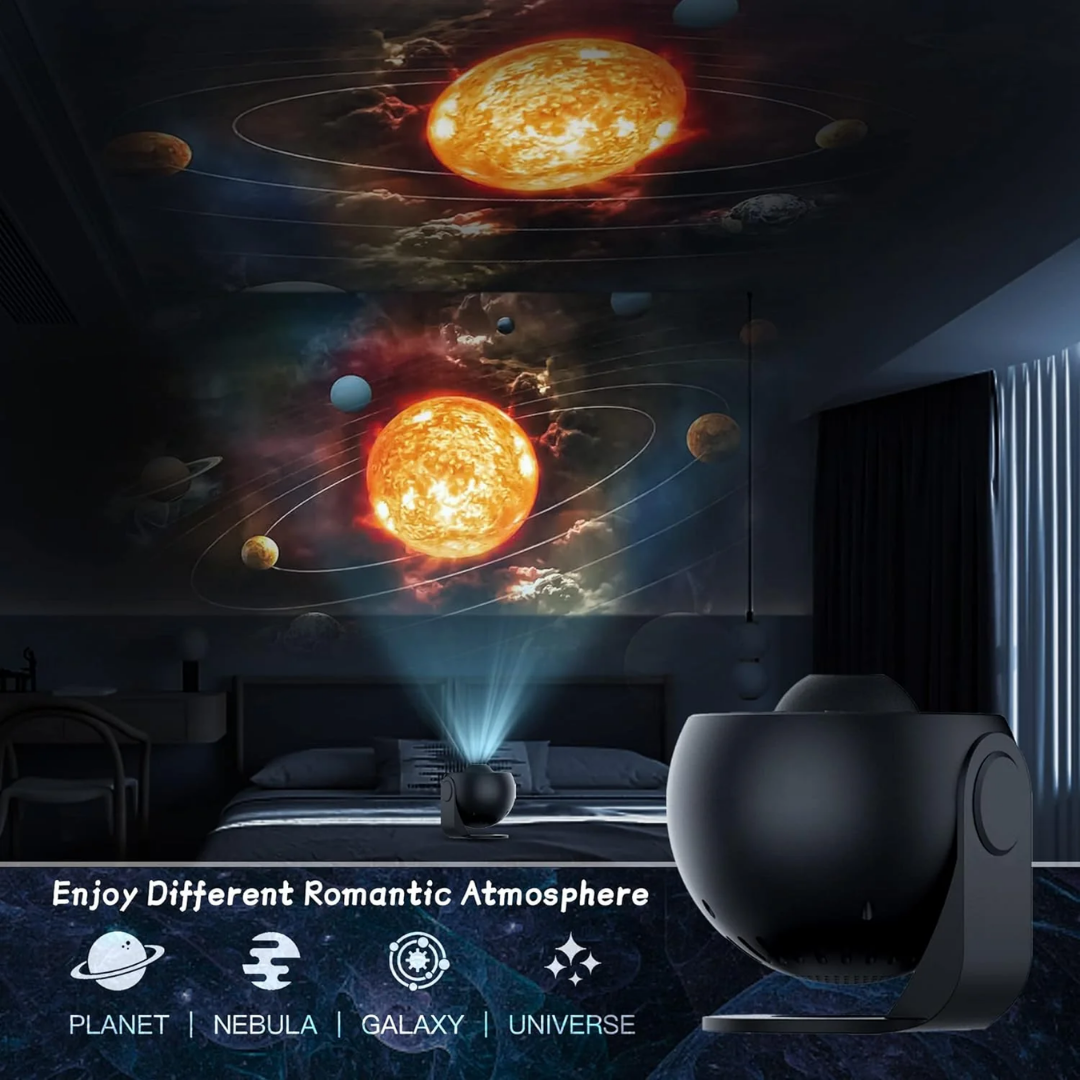 Celestial Dreams Galaxy Projector with 360° Full Room Coverage