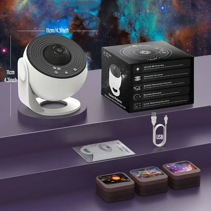 Celestial Dreams Galaxy Projector with 360° Full Room Coverage