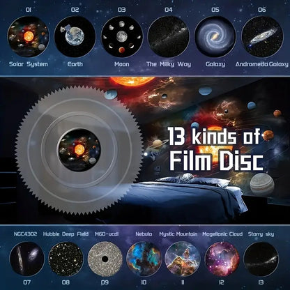 Celestial Dreams Galaxy Projector with 360° Full Room Coverage