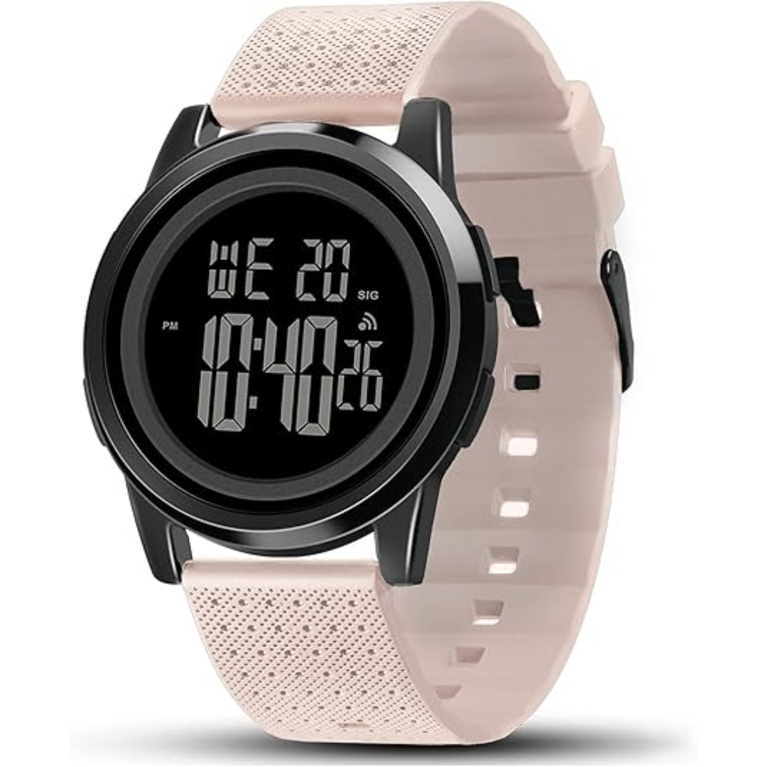 Charlie Ultra-Thin Waterproof Digital Sports Watch for Men with LED Display