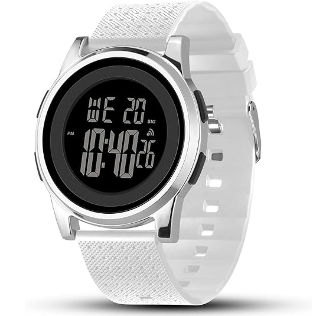 Charlie Ultra-Thin Waterproof Digital Sports Watch for Men with LED Display