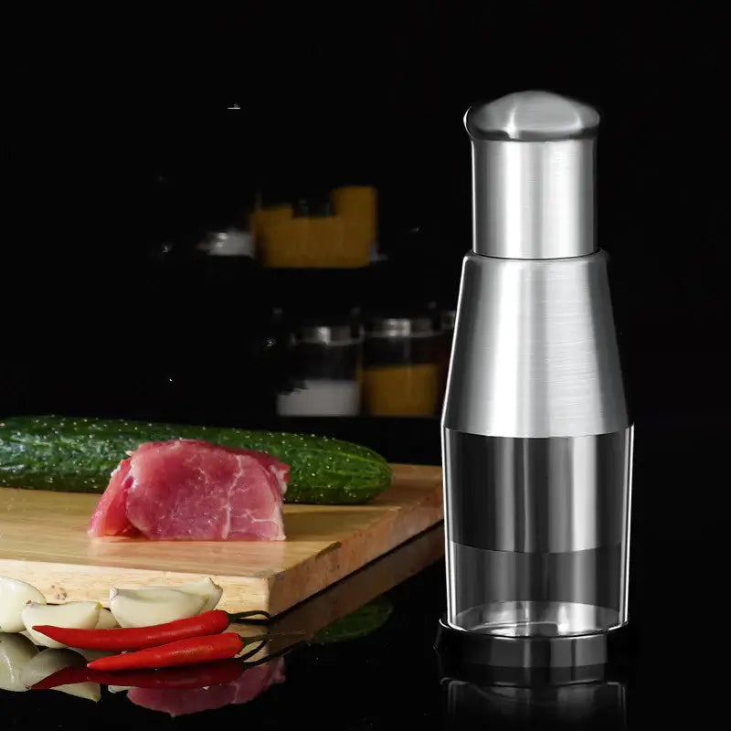 ChefChop Pro Manual Vegetable Chopper with Stainless Steel Blades