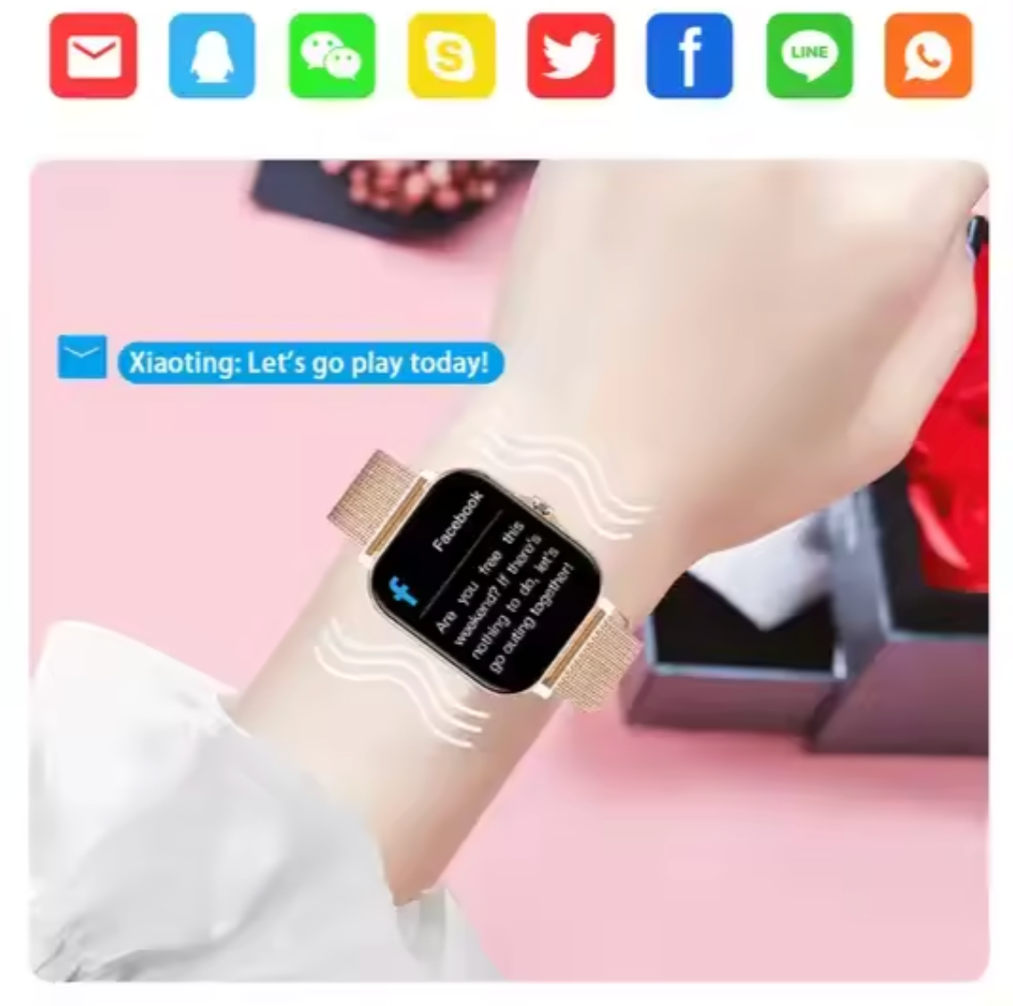 ChicTime Women’s Smartwatch with Fitness and Health Tracking