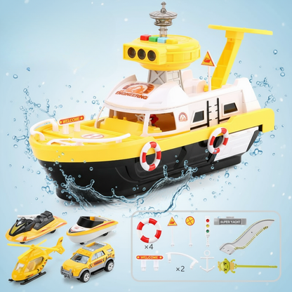 Children's Musical Toy Boat with Lights and Sounds