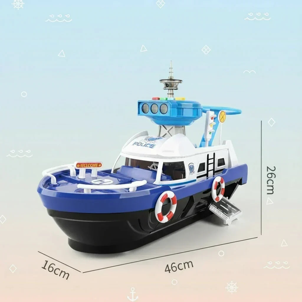 Children's Musical Toy Boat with Lights and Sounds