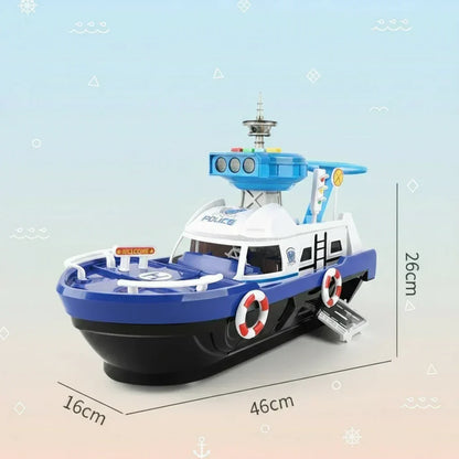 Children's Musical Toy Boat with Lights and Sounds