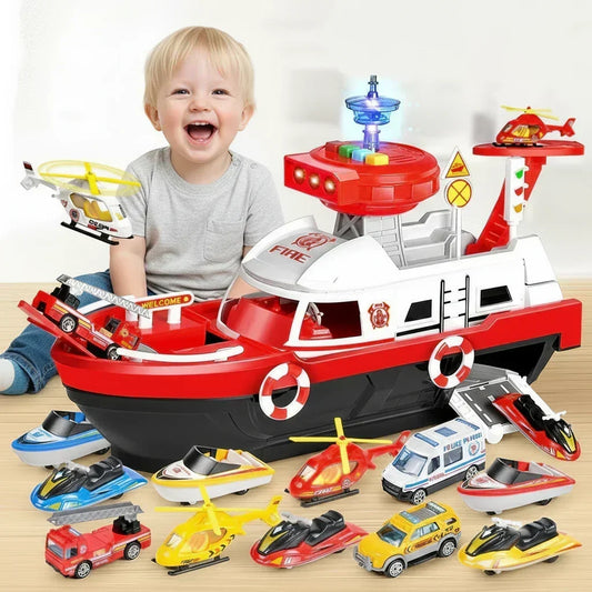 Children's Musical Toy Boat with Lights and Sounds