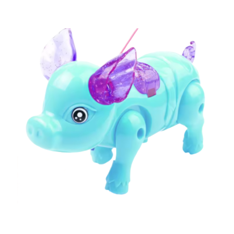 Children's Musical Walking Pig Toy with Lights