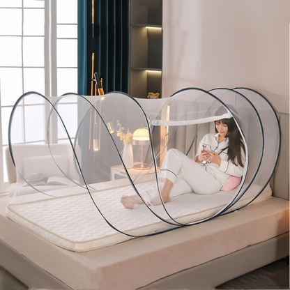 CircleGuard Foldable Round Mosquito Net Compact Travel Pop Up Design