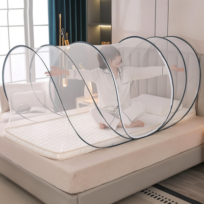 CircleGuard Foldable Round Mosquito Net Compact Travel Pop Up Design