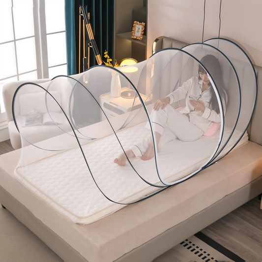 CircleGuard Foldable Round Mosquito Net Compact Travel Pop Up Design