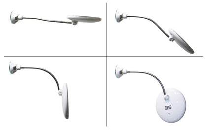 Claravue LED Magnifying Mirror 10x with Flexible Gooseneck