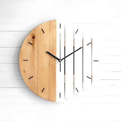 ClarityTime Silent Minimalist Wall Clock for Modern Interiors