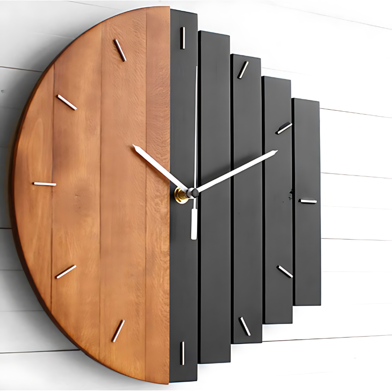 ClarityTime Silent Minimalist Wall Clock for Modern Interiors