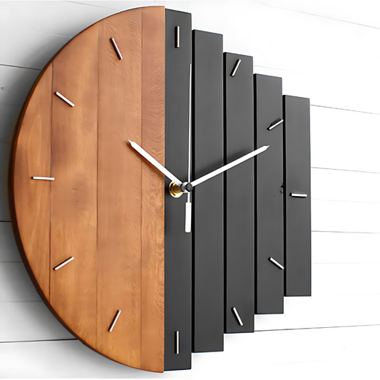 ClarityTime Silent Minimalist Wall Clock for Modern Interiors
