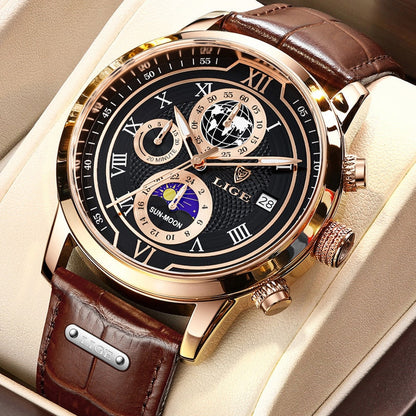 Classic Chronograph Men’s Watch Stylish Luxury Wristwatch